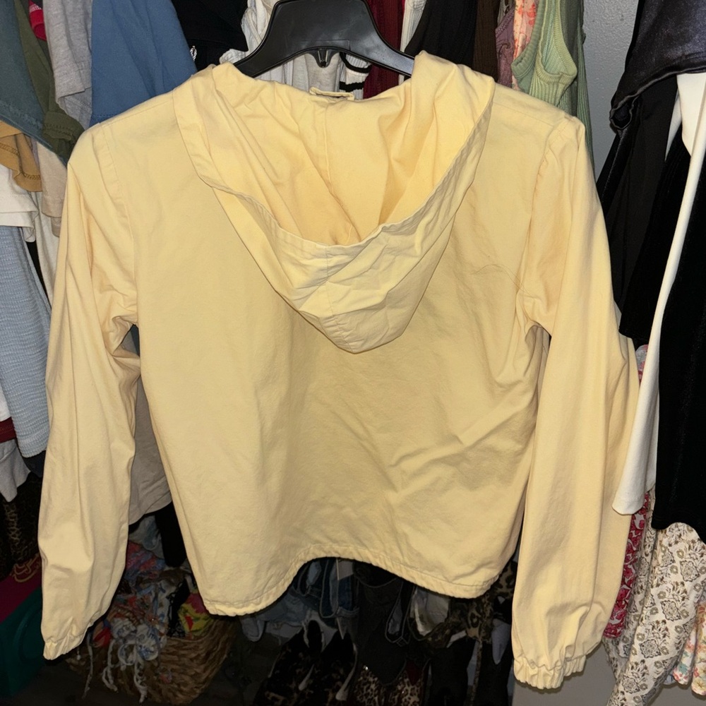 J Galt Yellow Zip-Up Hoodie - Picture 2 of 4